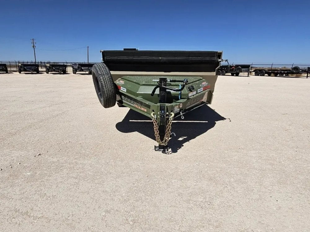 14' Horizon LZ7 Bumper Pull Dump Trailer 30" Side Walls - (2) 7K Axles - Bumper Pull Dump - TrailerSwap