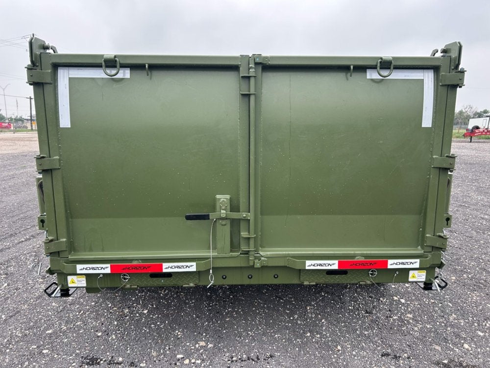 14' Horizon LZ7 Bumper Pull Dump Trailer 42" Side Walls Telescopic Lift Hydraulic Jacks - (2) 7k Axl - Bumper Pull Dump - Dump Trailers - TrailerSwap
