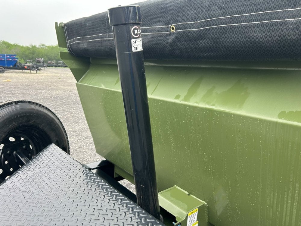 14' Horizon LZ7 Bumper Pull Dump Trailer 42" Side Walls Telescopic Lift Hydraulic Jacks - (2) 7k Axl - Bumper Pull Dump - Dump Trailers - TrailerSwap