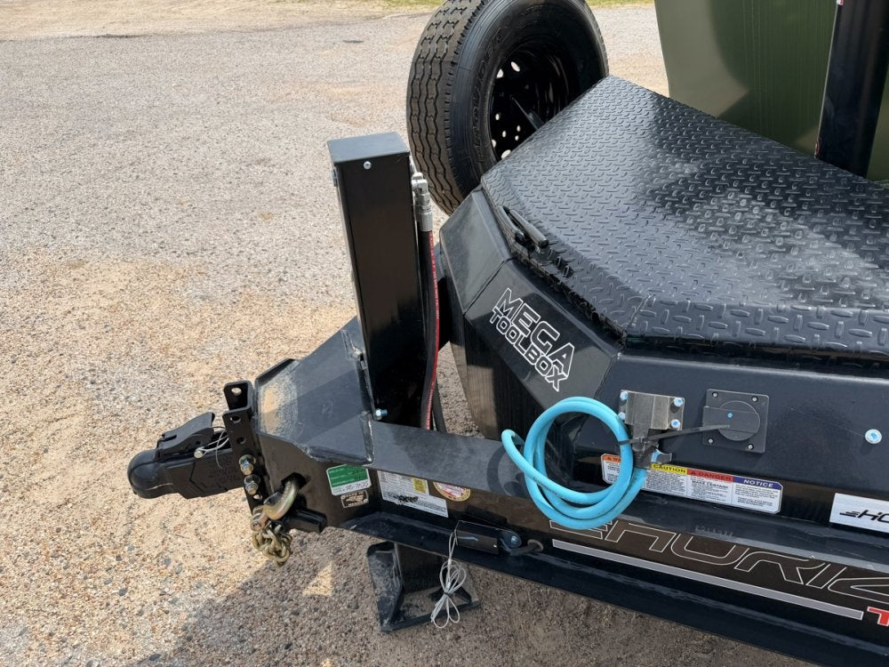14' Horizon LZ7 Bumper Pull Dump Trailer 42" Side Walls Telescopic Lift Hydraulic Jacks - (2) 7k Axl - Bumper Pull Dump - TrailerSwap