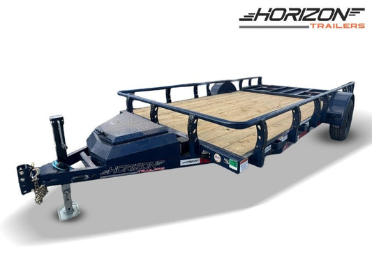 14' Horizon UTZ Bumper Pull Utility Trailer - (1) 3.5K Axles - Utility & SXS - TrailerSwap