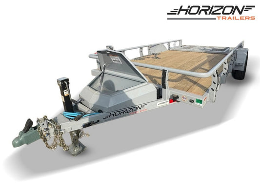 14' Horizon UTZ Bumper Pull Utility Trailer - (1) 3.5K Axles - Utility & SXS - TrailerSwap