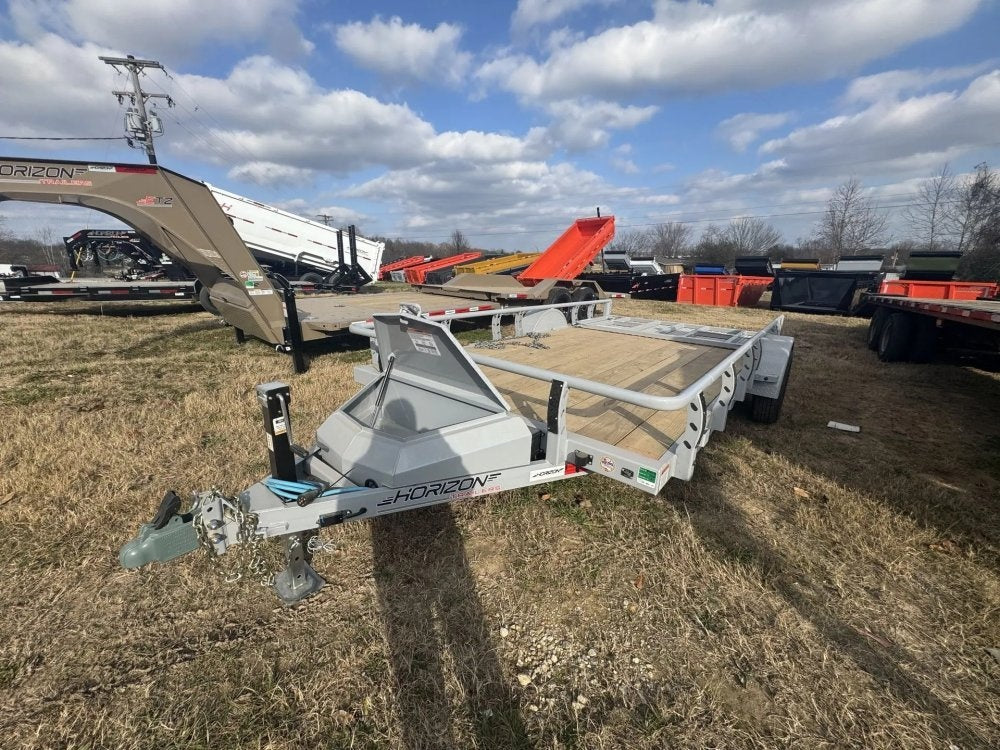 14' Horizon UTZ Bumper Pull Utility Trailer - (1) 3.5K Axles - Utility & SXS - TrailerSwap