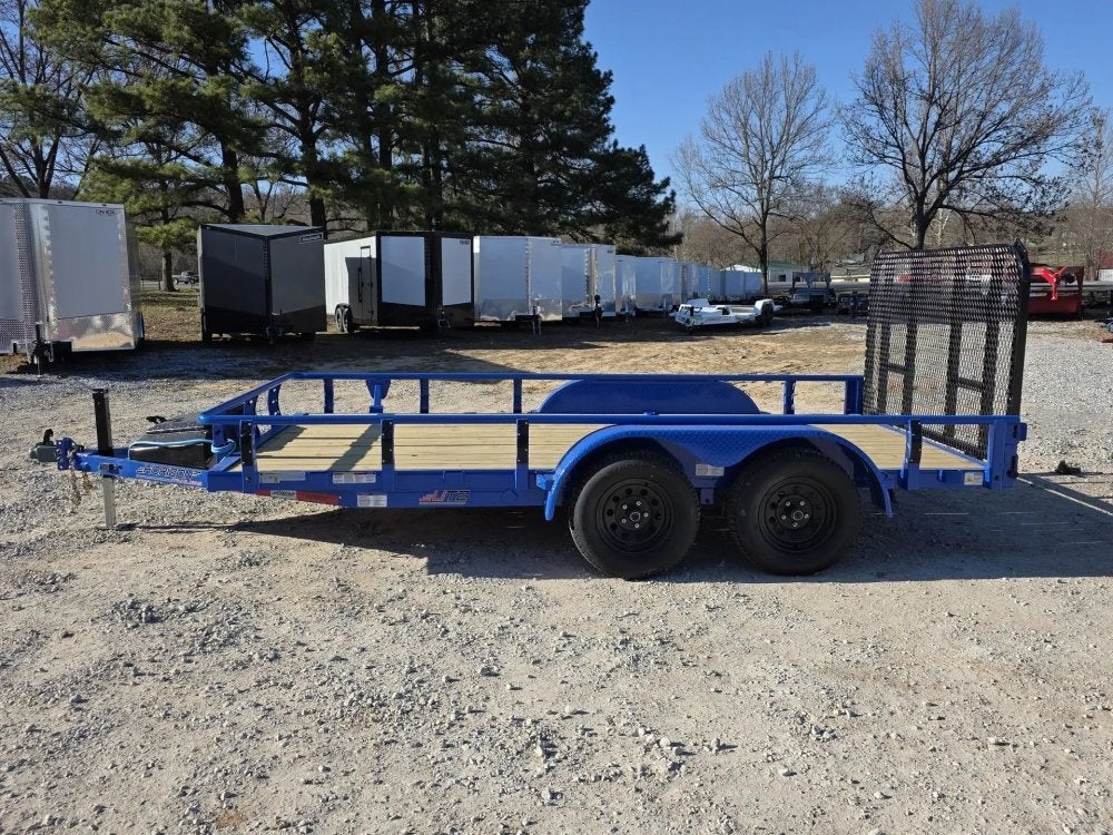 14' Horizon UTZ Bumper Pull Utility Trailer - (2) 3.5K Axles - Utility & SXS - TrailerSwap