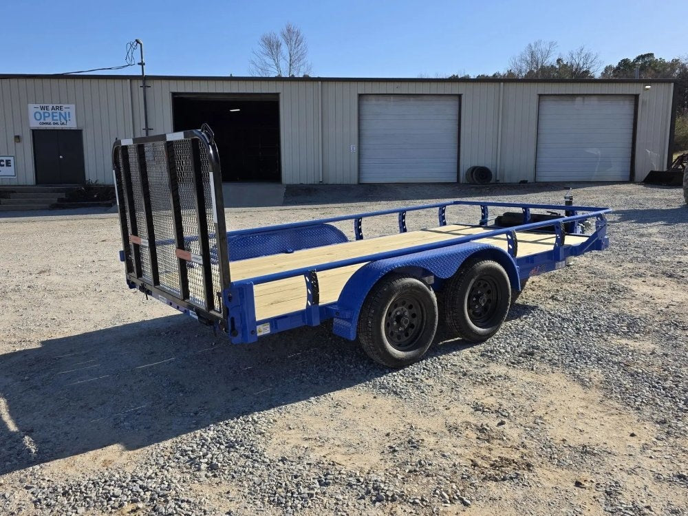 14' Horizon UTZ Bumper Pull Utility Trailer - (2) 3.5K Axles - Utility & SXS - TrailerSwap