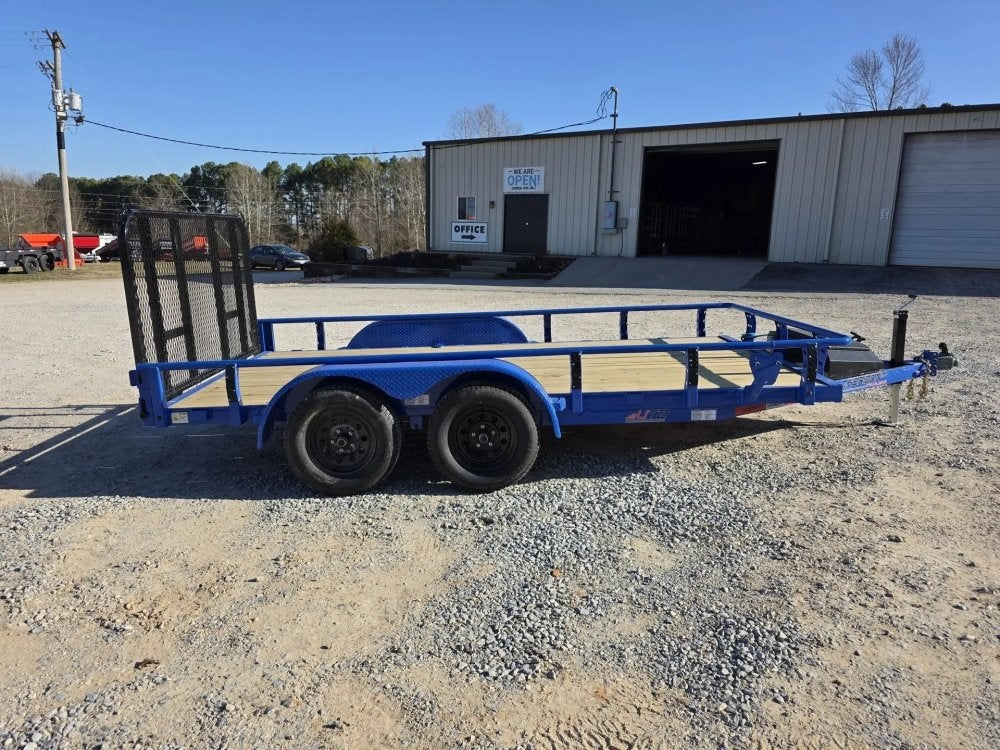 14' Horizon UTZ Bumper Pull Utility Trailer - (2) 3.5K Axles - Utility & SXS - TrailerSwap