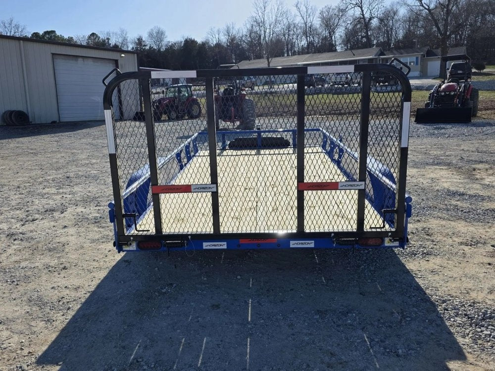 14' Horizon UTZ Bumper Pull Utility Trailer - (2) 3.5K Axles - Utility & SXS - TrailerSwap