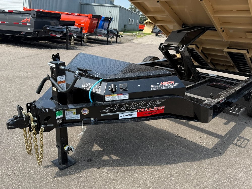 14' HZ7 Dump 36" Sides - 7K Axles - 620 Scissor - Bumper Pull Dump - Dump Trailers - TrailerSwap