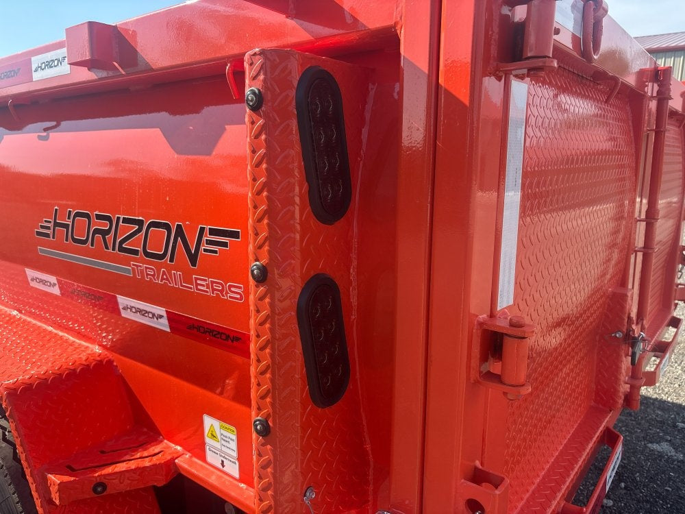 14' HZ7 Dump 36" Sides - 7K Axles - 620 Scissor - Bumper Pull Dump - Dump Trailers - TrailerSwap