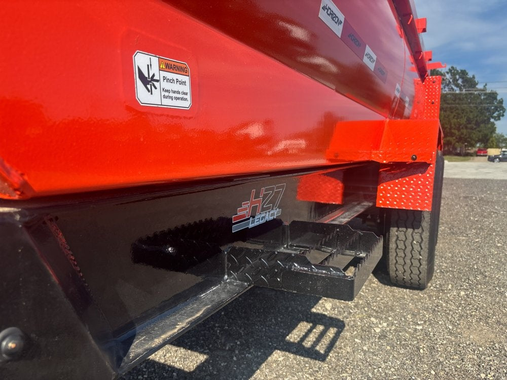 14' HZ7 Dump 36" Sides - 7K Axles - 620 Scissor - Bumper Pull Dump - Dump Trailers - TrailerSwap
