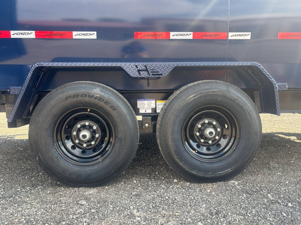 14' HZ7 Dump 48" Sides - 7K Axles - 620 Scissor - Bumper Pull Dump - Dump Trailers - TrailerSwap