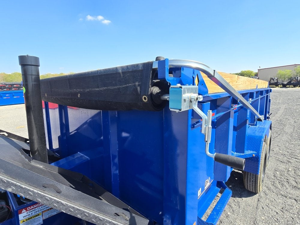 14' LPT BP Low Profile Dump Trailer - 8k Axles - Telescopic - Bumper Pull Dump - Dump Trailers - TrailerSwap