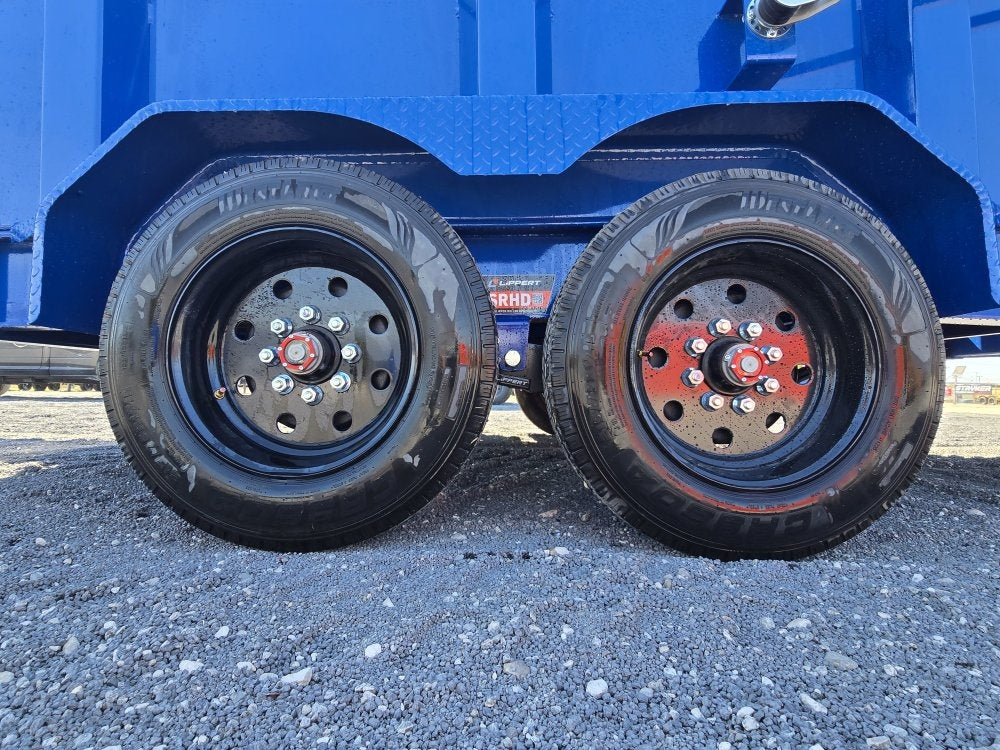14' LPT BP Low Profile Dump Trailer - 8k Axles - Telescopic - Bumper Pull Dump - Dump Trailers - TrailerSwap