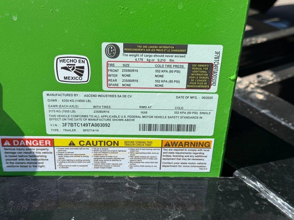 14' SDT Dump Trailer 24" Side Walls - 521 Scissor Lift - 3 Way Gate - Bumper Pull Dump - Dump Trailers - TrailerSwap