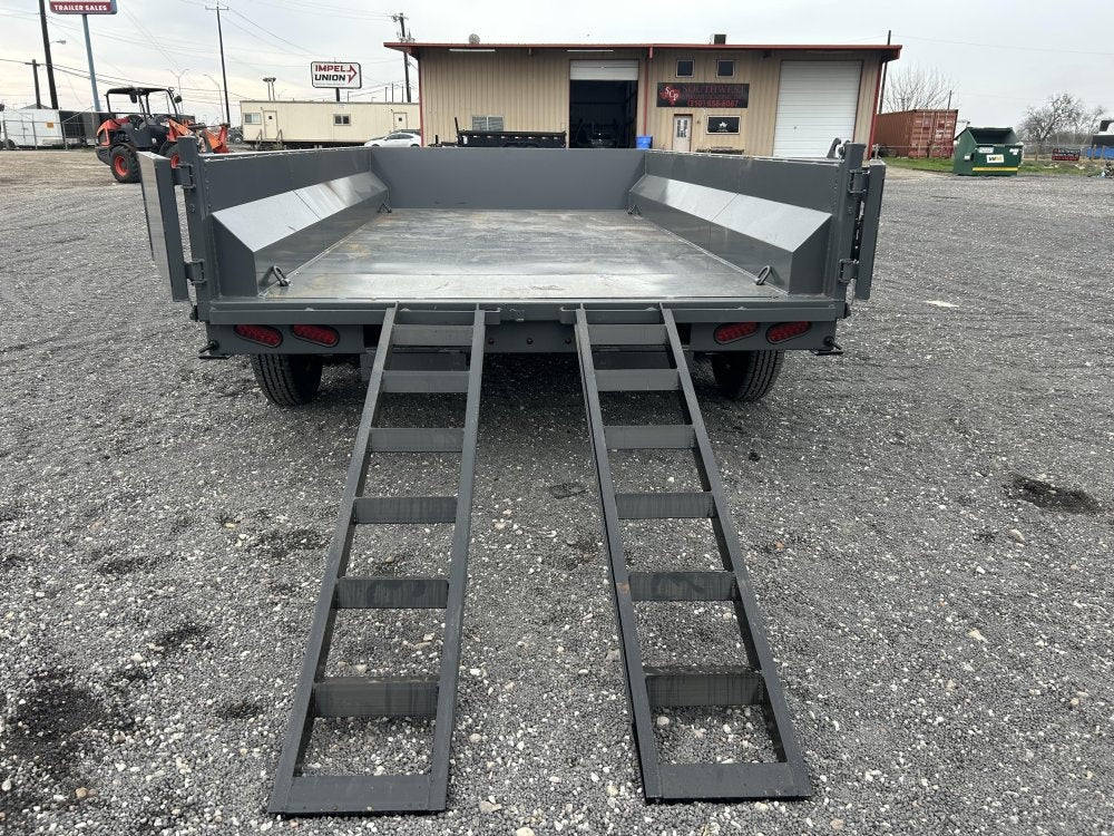 14' Stryker EDT Bumper Pull Dump Trailer 20" Side Walls - (2) 7k Axles - Bumper Pull Dump - Dump Trailers - TrailerSwap