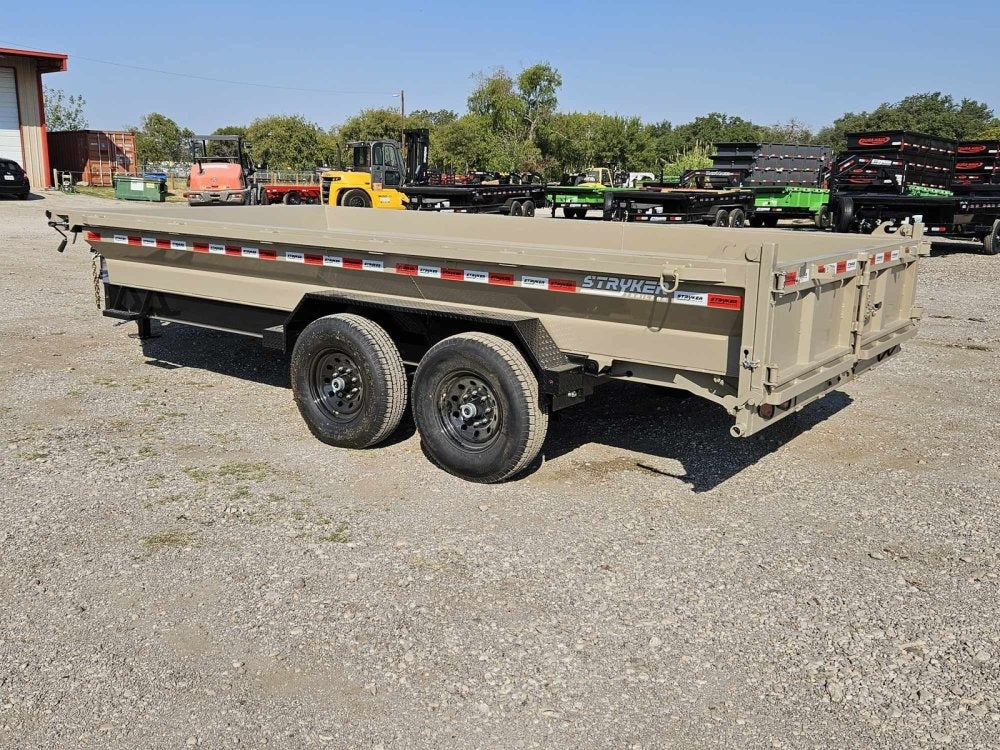 14' Stryker EDT Bumper Pull Dump Trailer 20" Side Walls - (2) 7k Axles - Bumper Pull Dump - Dump Trailers - TrailerSwap
