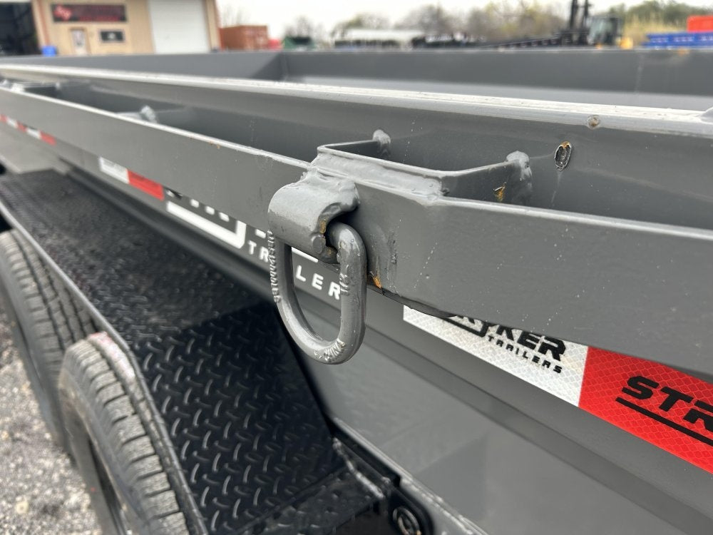 14' Stryker EDT Bumper Pull Dump Trailer 20" Side Walls - (2) 7k Axles - Bumper Pull Dump - Dump Trailers - TrailerSwap