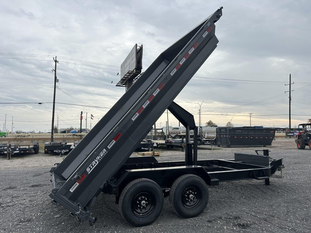 14' Stryker EDT Bumper Pull Dump Trailer 20" Side Walls - (2) 7k Axles - Bumper Pull Dump - Dump Trailers - TrailerSwap