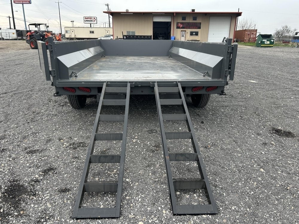 14' Stryker EDT Bumper Pull Dump Trailer 20" Side Walls - (2) 7k Axles - Bumper Pull Dump - Dump Trailers - TrailerSwap