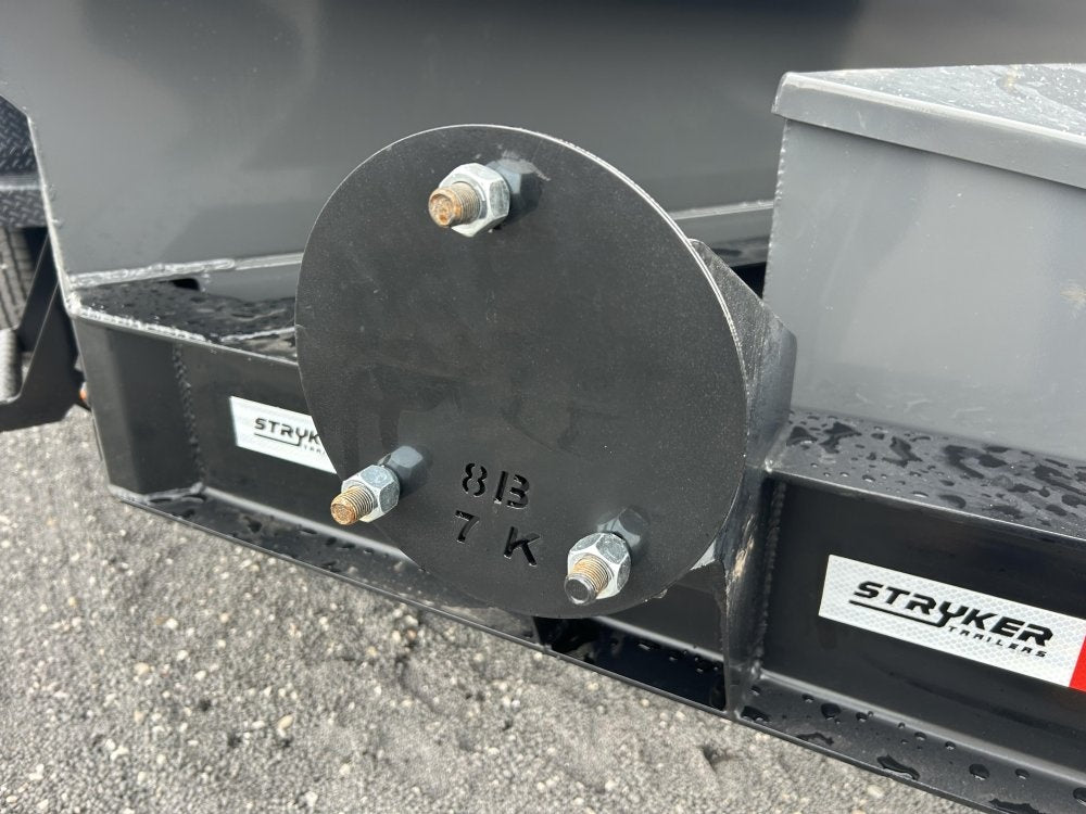 14' Stryker EDT Bumper Pull Dump Trailer 20" Side Walls - (2) 7k Axles - Bumper Pull Dump/Dump Trailers - Stryker Dealership Group