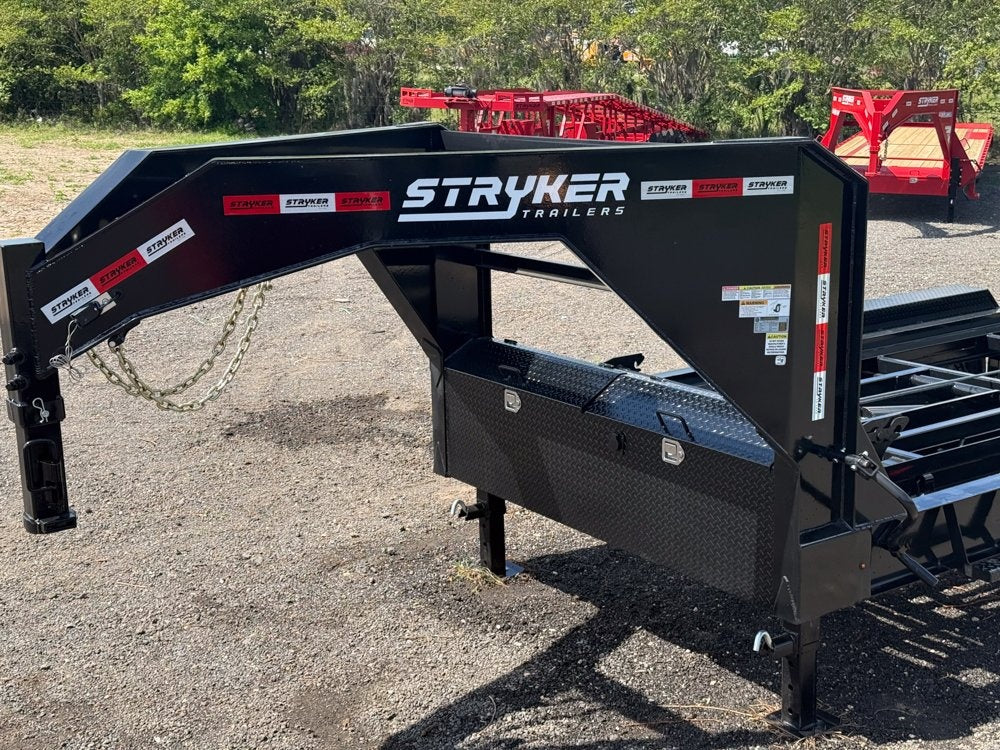 14' Stryker Gooseneck Roll Off Base Trailer - (2) 7K Axles - Roll Off Base Trailer - RO 14' Gooseneck - TrailerSwap