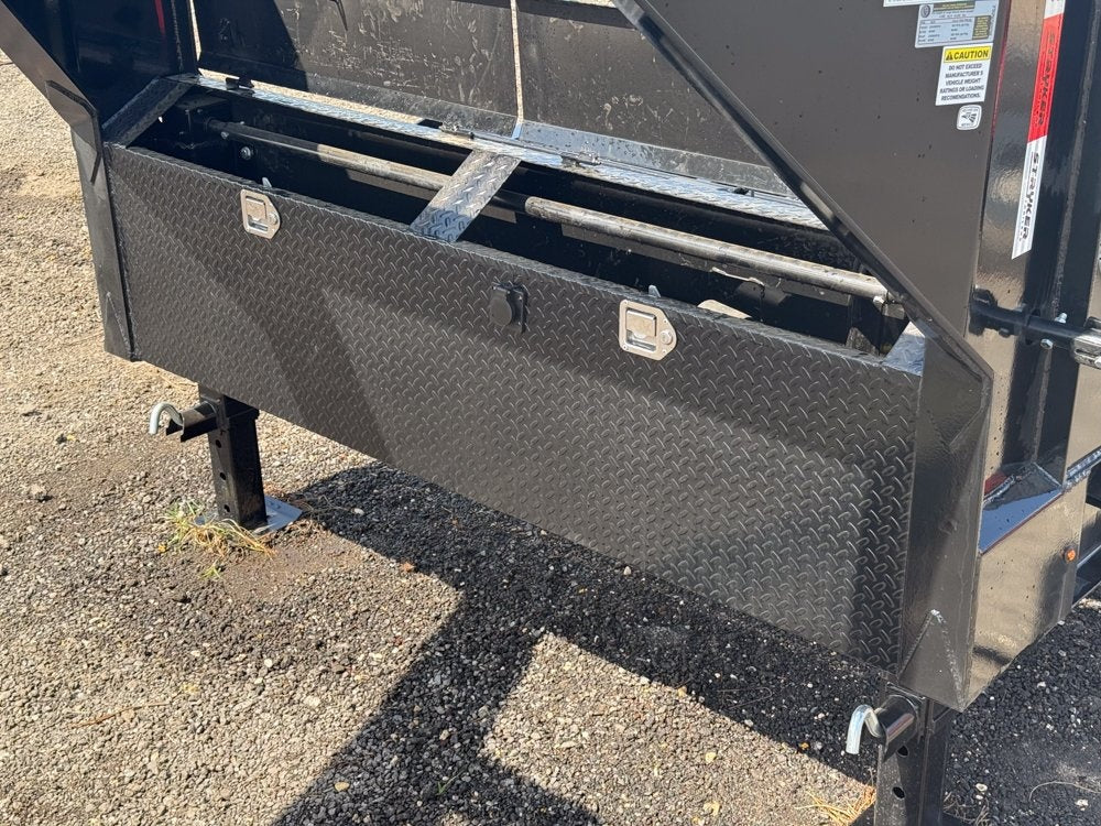 14' Stryker Gooseneck Roll Off Base Trailer - (2) 7K Axles - Roll Off Base Trailer - RO 14' Gooseneck - TrailerSwap
