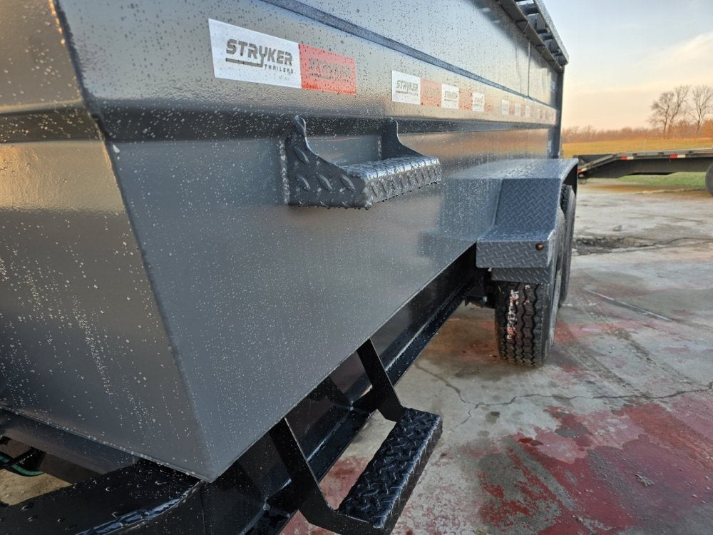 14' Stryker SDT Bumper Pull Dump Trailer 36" Side Walls - (2) 7k Axles - Bumper Pull Dump - Dump Trailers - TrailerSwap