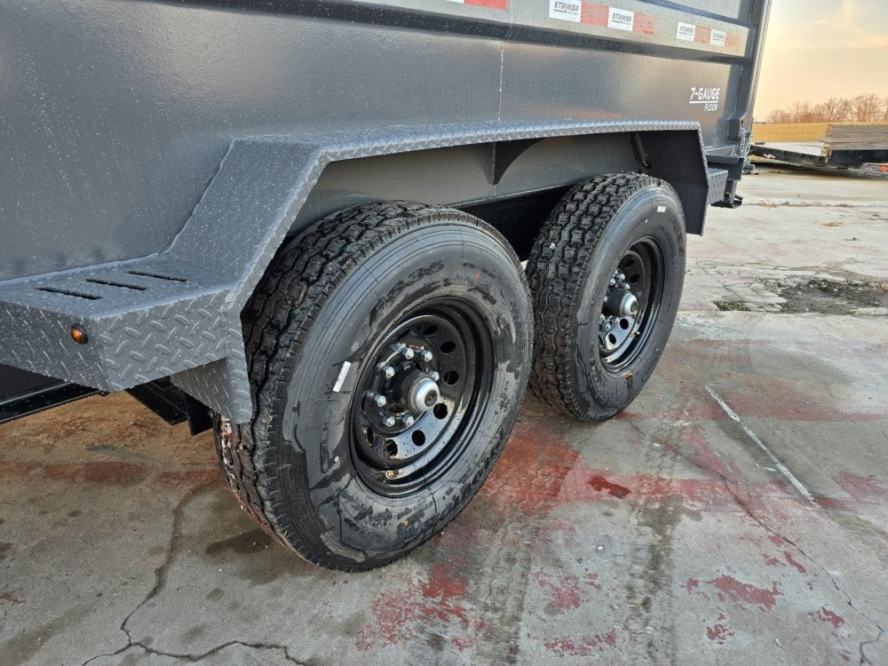 14' Stryker SDT Bumper Pull Dump Trailer 36" Side Walls - (2) 7k Axles - Bumper Pull Dump - Dump Trailers - TrailerSwap