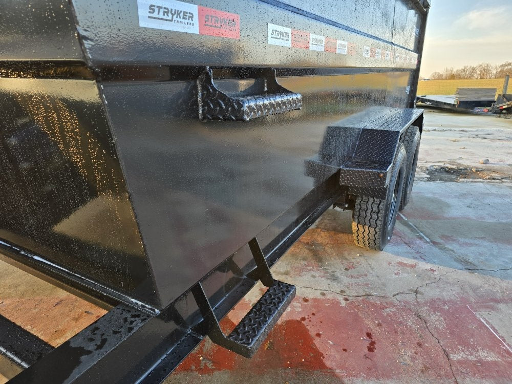 14' Stryker SDT Bumper Pull Dump Trailer 48" Side Walls - (2) 7k Axles - Bumper Pull Dump/Dump Trailers - Stryker Dealership Group