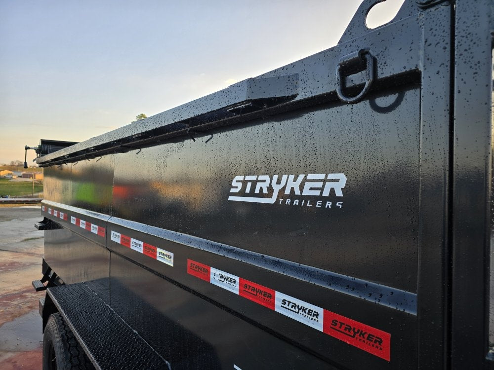 14' Stryker SDT Bumper Pull Dump Trailer 48" Side Walls - (2) 7k Axles - Bumper Pull Dump/Dump Trailers - Stryker Dealership Group