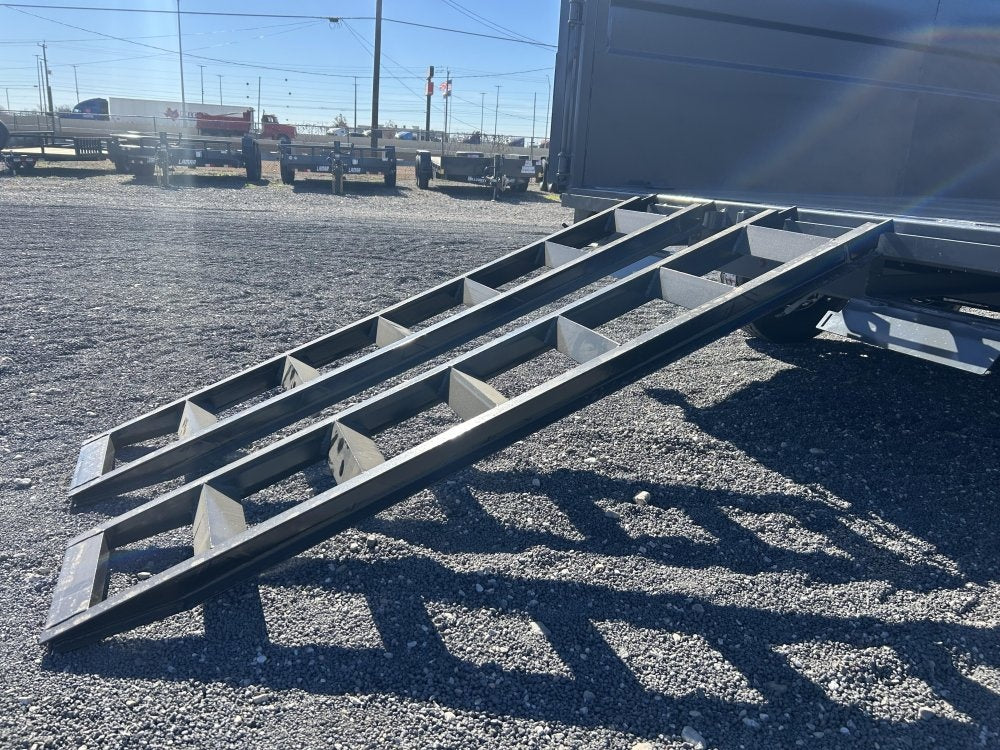 14' Stryker SDT Gooseneck Dump Trailer 48" Side Walls - (2) 7k Axles - Gooseneck Dump - Dump Trailers - TrailerSwap