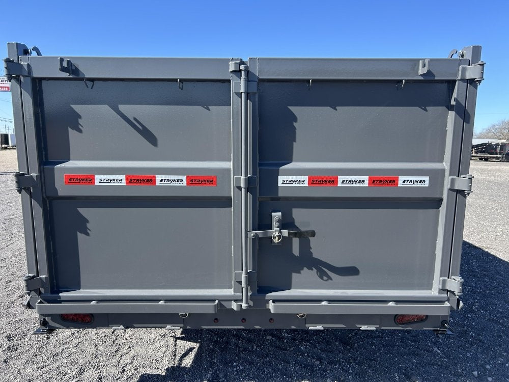 14' Stryker SDT Gooseneck Dump Trailer 48" Side Walls - (2) 7k Axles - Gooseneck Dump - Dump Trailers - TrailerSwap