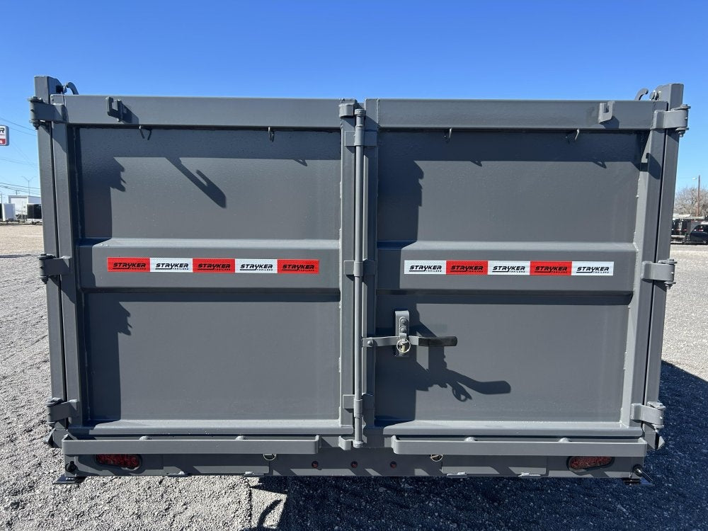 14' Stryker SDT Gooseneck Dump Trailer 48" Side Walls - (2) 7k Axles - Gooseneck Dump - Dump Trailers - TrailerSwap