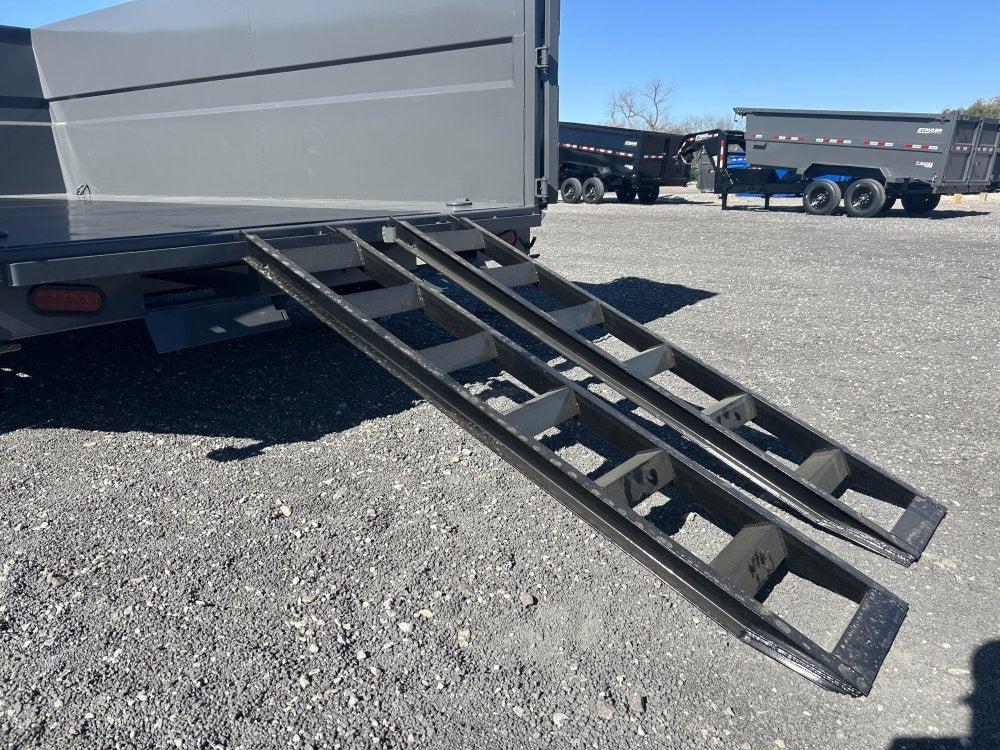 14' Stryker SDT Gooseneck Dump Trailer 48" Side Walls - (2) 7k Axles - Gooseneck Dump - Dump Trailers - TrailerSwap
