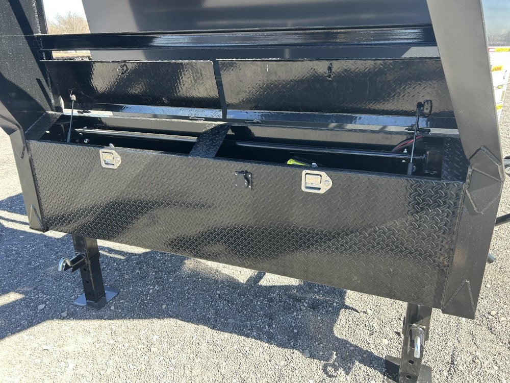 14' Stryker SDT Gooseneck Dump Trailer 48" Side Walls - (2) 7k Axles - Gooseneck Dump - Dump Trailers - TrailerSwap