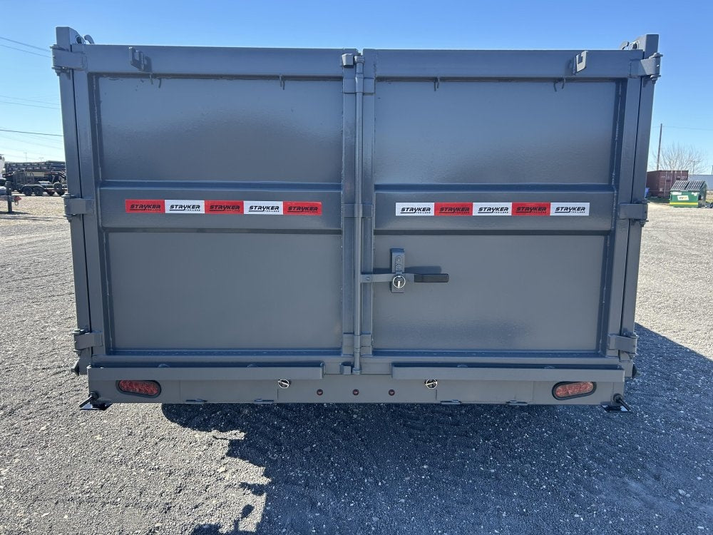 14' Stryker SDT Gooseneck Dump Trailer 48" Side Walls - (2) 7k Axles - Gooseneck Dump - Dump Trailers - TrailerSwap