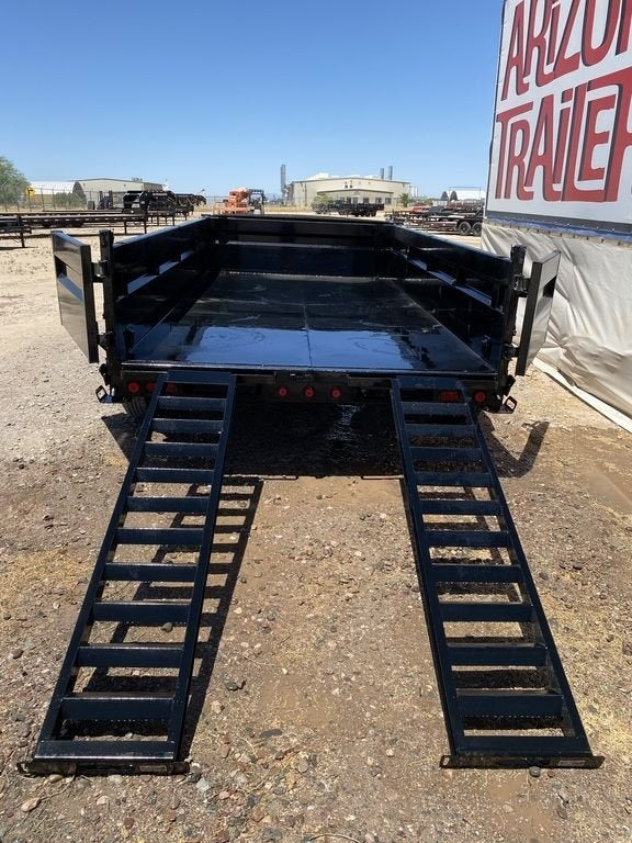 14' Tandem Axle Dump Trailer - Bumper Pull Dump - Dump Trailers - TrailerSwap