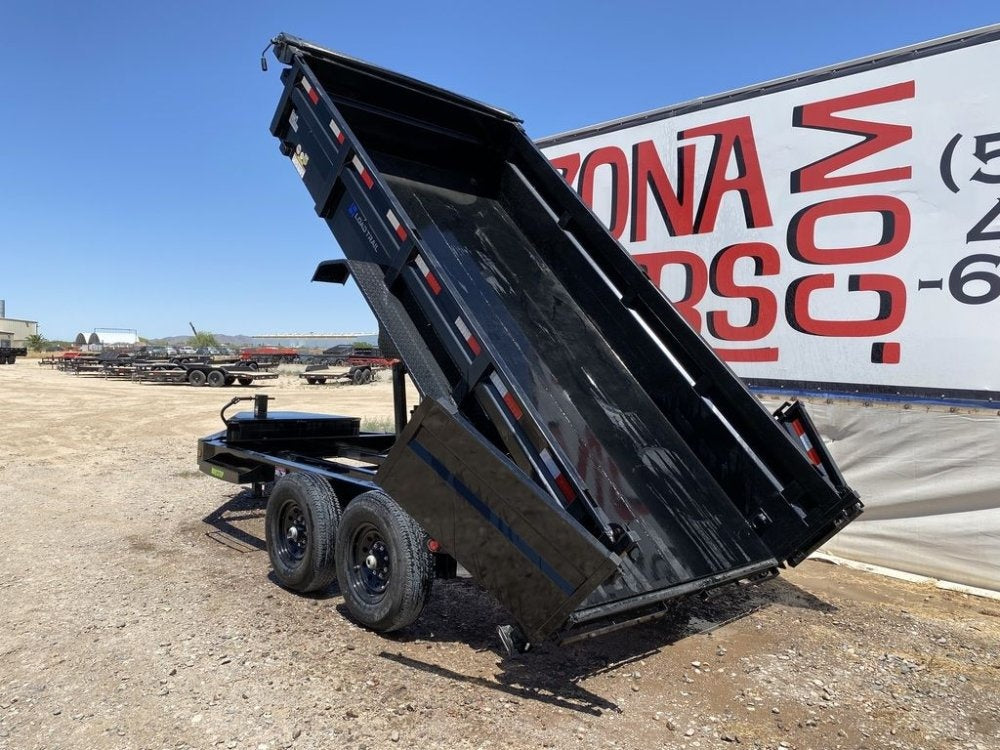 14' Tandem Axle Dump Trailer - Bumper Pull Dump - Dump Trailers - TrailerSwap