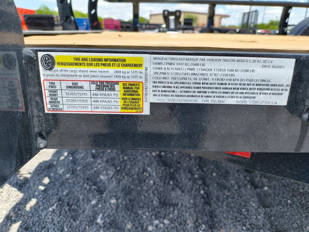 14' UTZ BP Utility Trailer - 3.5k Axles - Utility & SXS - Utility & SXS - TrailerSwap