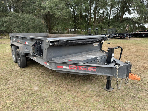 14' x 7' ED Trailers Bumper Pull Dump 986