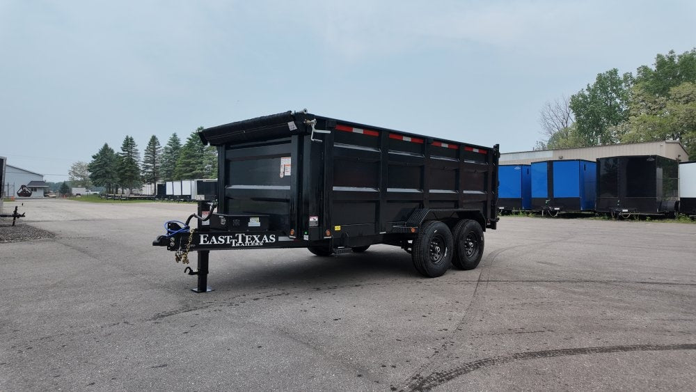 14' x 83" ET BP Dump Trailer 48" Sides - 7K Axles - 14K GVWR - Bumper Pull Dump - Dump Trailers - TrailerSwap