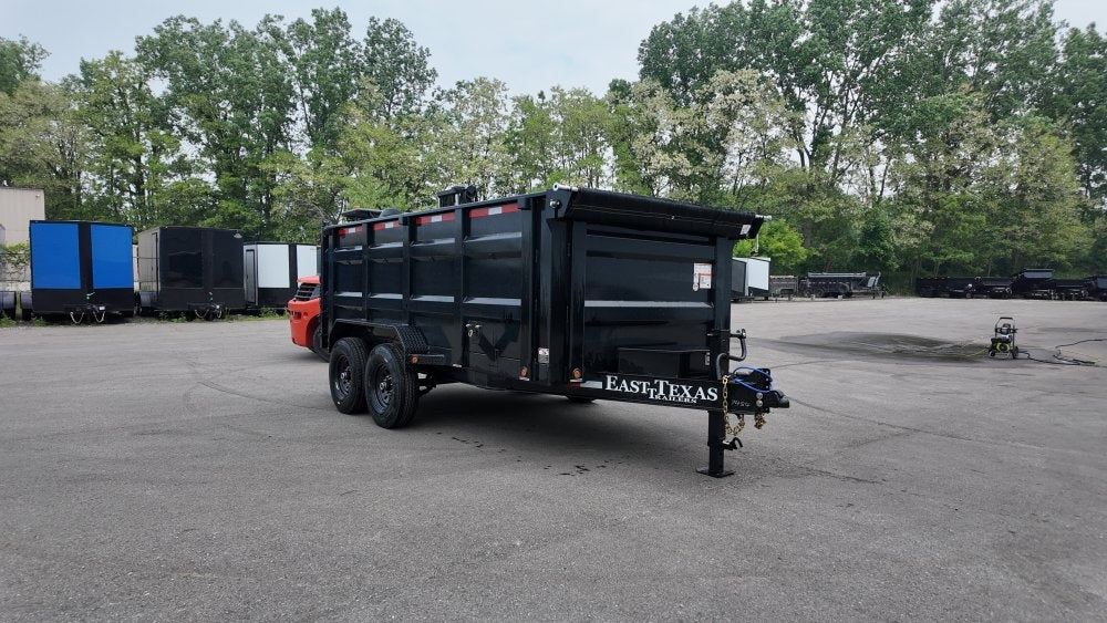 14' x 83" ET BP Dump Trailer 48" Sides - 7K Axles - 14K GVWR - Bumper Pull Dump - Dump Trailers - TrailerSwap