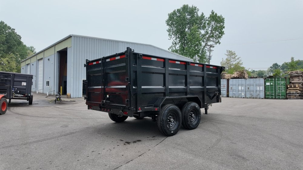 14' x 83" ET BP Dump Trailer 48" Sides - 7K Axles - 14K GVWR - Bumper Pull Dump - Dump Trailers - TrailerSwap