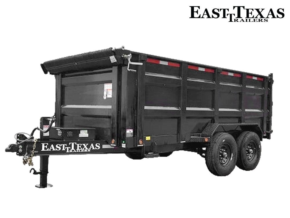 14' x 83" ET BP Dump Trailer 48" Sides - 7K Axles - 14K GVWR - Bumper Pull Dump - Dump Trailers - TrailerSwap