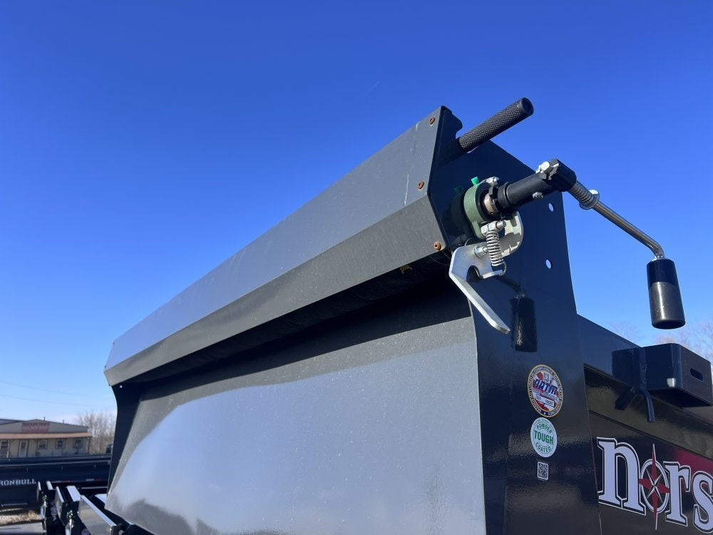 14' x 83" Iron Bull DTB Bumper Pull Dump Trailer 20" Side Walls - (2) 7,000 lb Axles - Dump Trailers/Dump Trailers - Stryker Dealership Group