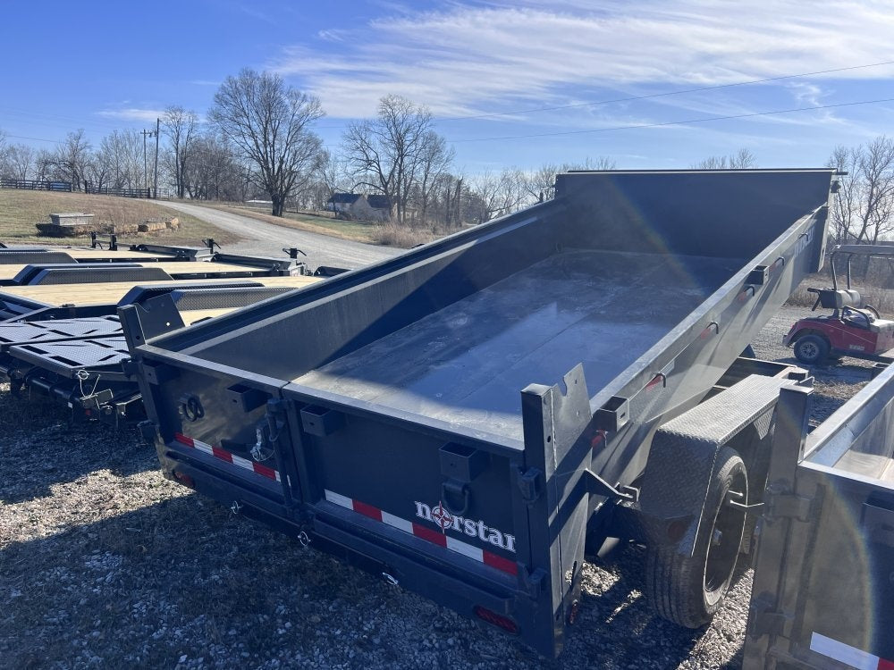 14' x 83" Iron Bull DTB Bumper Pull Dump Trailer 20" Side Walls - (2) 7,000 lb Axles - Dump Trailers/Dump Trailers - Stryker Dealership Group