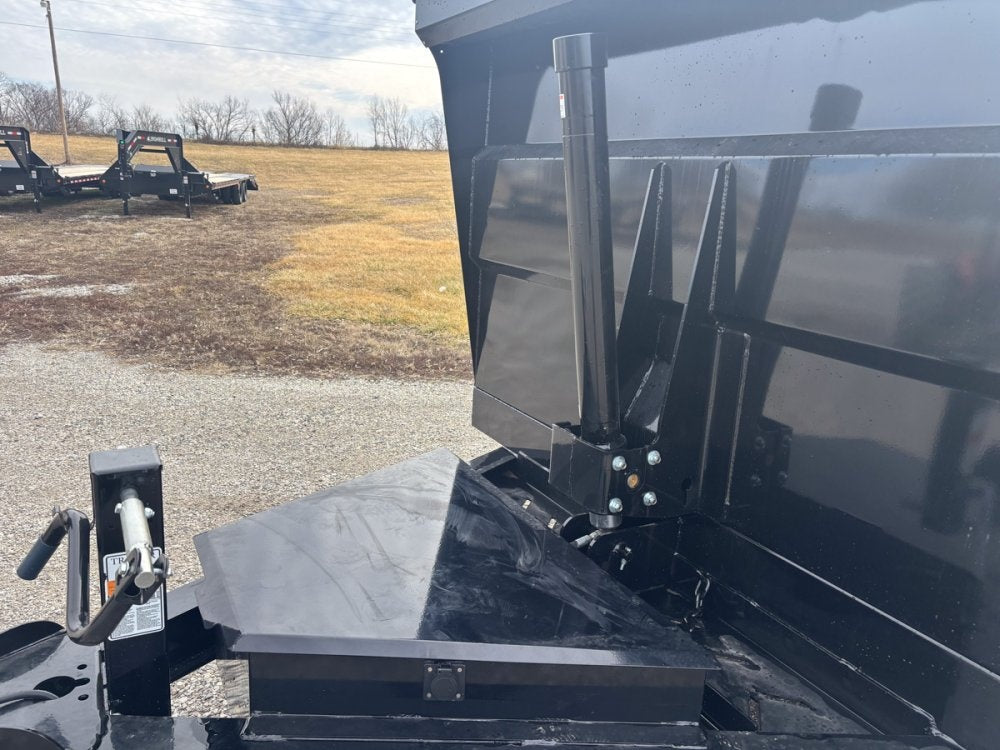 14' x 83" Iron Bull DTB Bumper Pull Dump Trailer 48" Side Walls - (2) 7,000 lb Axles, Telescopic - Bumper Pull Dump - Dump Trailers - TrailerSwap