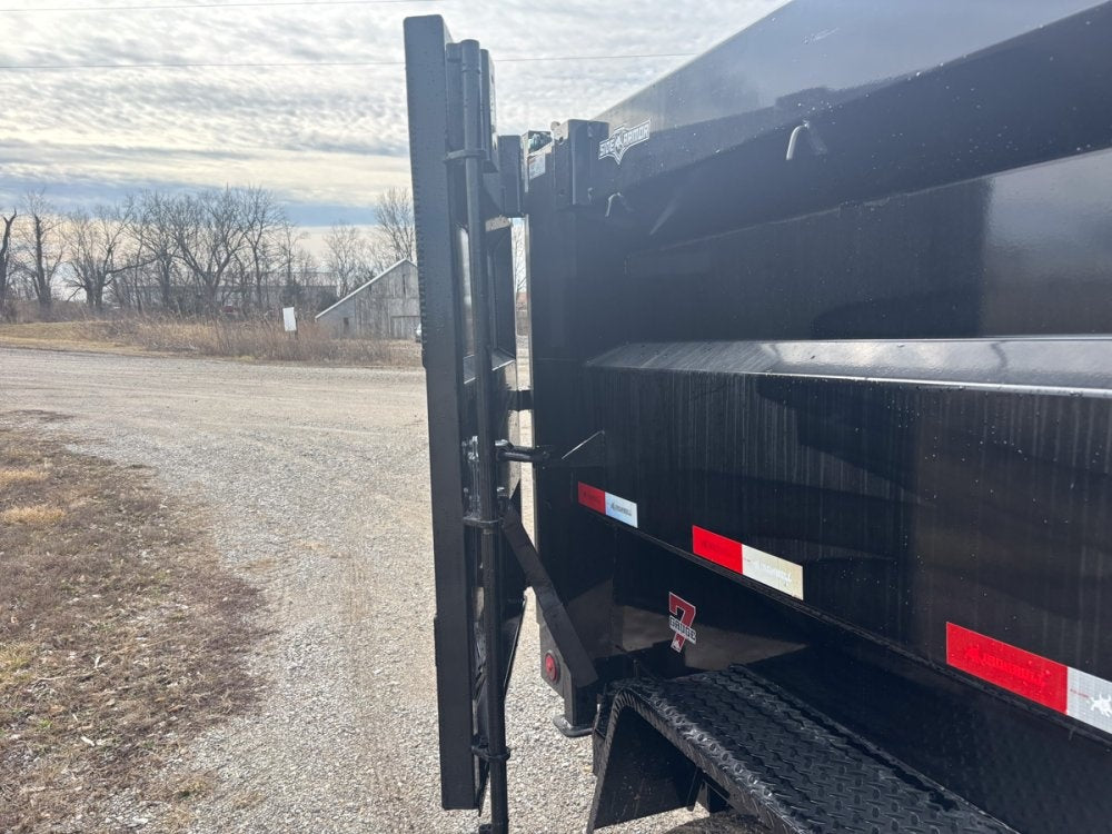 14' x 83" Iron Bull DTB Bumper Pull Dump Trailer 48" Side Walls - (2) 7,000 lb Axles, Telescopic - Bumper Pull Dump - Dump Trailers - TrailerSwap