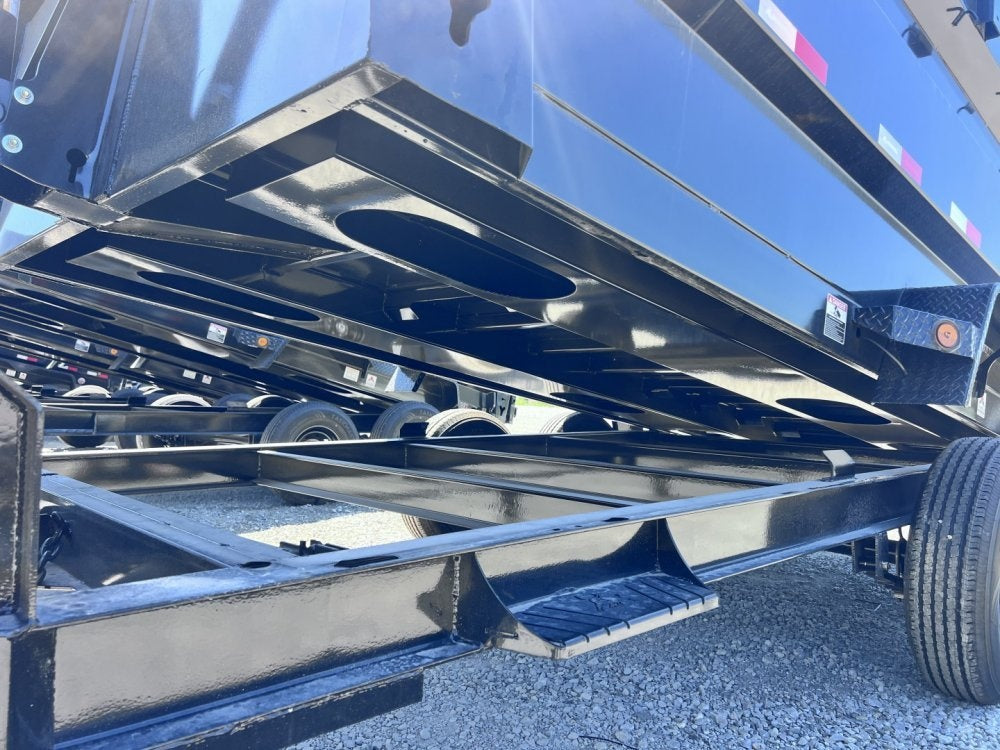 14' x 83" Iron Bull DTG Gooseneck Dump Trailer 48" Side Walls - (2) 7,000 lb Axles, Telescopic Lift - Dump Trailers - Dump Trailers - TrailerSwap