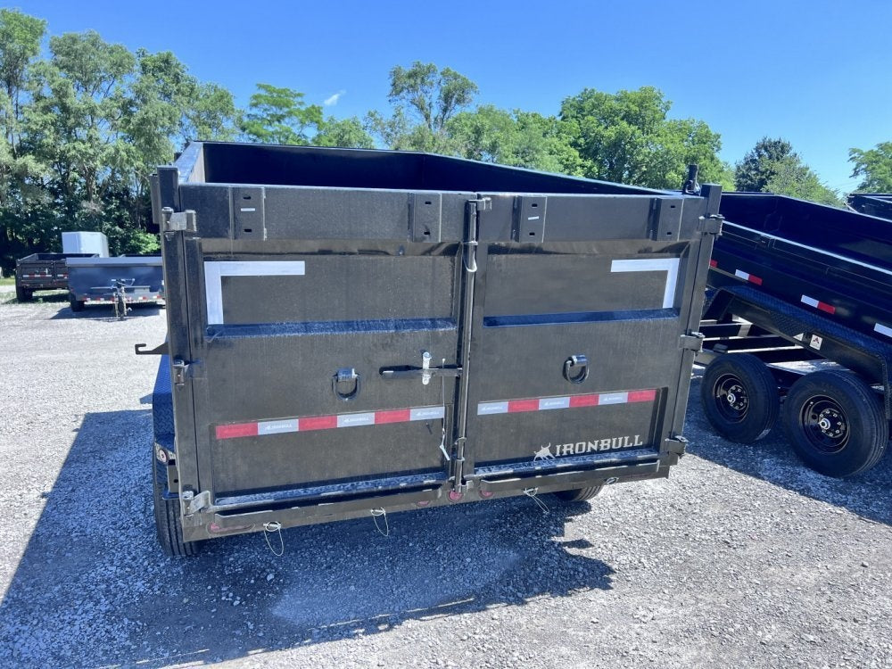14' x 83" Iron Bull DTG Gooseneck Dump Trailer 48" Side Walls - (2) 7,000 lb Axles, Telescopic Lift - Dump Trailers - Dump Trailers - TrailerSwap